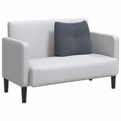 Coussin De Dos Gris Foncé 60 X 24 X 50 Cm Velours Vidaxl - Vue supplémentaire 2