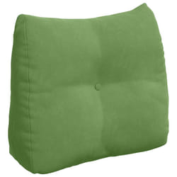 Coussin De Dos Vert Clair 60 X 24 X 50 Cm Velours Vidaxl