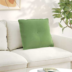 Coussin De Dos Vert Clair 60 X 50 Cm Tissu En Velours Côtelé Vidaxl