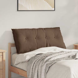 Coussin De Dos Marron 100 X 19 X 50 Cm Tissu Vidaxl
