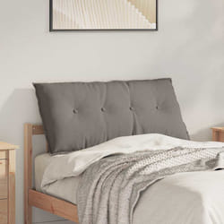 Coussin De Dos Taupe 100 X 19 X 50 Cm Tissu Vidaxl