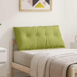 Coussin De Dos Vert Clair 100 X 19 X 50 Cm Tissu Vidaxl