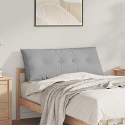 Coussin De Dos Gris Nuage 120 X 19 X 50 Cm Tissu Vidaxl