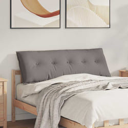 Coussin De Dos Taupe 140 X 19 X 50 Cm Tissu Vidaxl