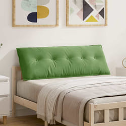 Coussin De Dos Vert Clair 140 X 50 Cm Tissu En Velours Côtelé Vidaxl