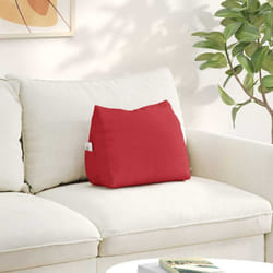 Coussin De Dos Rouge 45 X 20 X 35 Cm Tissu Vidaxl