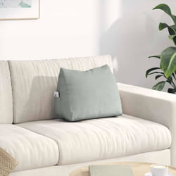 Coussin De Dos Gris Clair 45 X 20 X 35 Cm Vidaxl