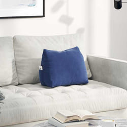 Coussin De Dos Bleu Police 45 X 20 X 35 Cm Vidaxl