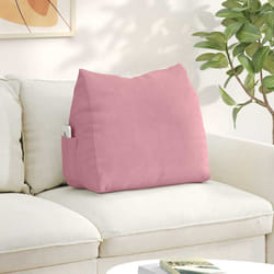 Coussin De Dos Rose 60 X 20 X 50 Cm Tissu En Velours Côtelé Vidaxl