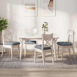 Coussins De Siège 4 Pcs Gris Clair 45 X 45 X 12 Cm Tissu Vidaxl