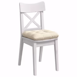 Coussins De Siège 4 Pcs Crème 45 X 45 Cm Vidaxl - Vue supplémentaire 2