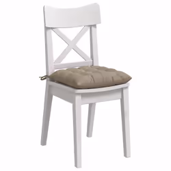 Coussins De Siège 4 Pcs Taupe 40 X 40 X 6 Cm Microfibre Vidaxl - Vue supplémentaire 2