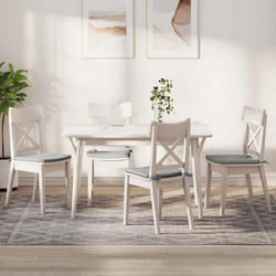 Coussins De Siège 4 Pcs Gris Clair 40 X 40 X 3 Cm Vidaxl