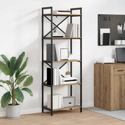 Étagère Chêne Artisanal 56 X 34 X 171 Cm Bois D'Ingénierie Vidaxl