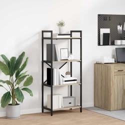 Étagère Chêne Sonoma 56 X 34 X 133,5 Cm Bois D'Ingénierie Vidaxl