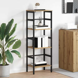 Étagère Chêne Artisanal 40 X 29,5 X 115 Cm Bois D'Ingénierie Vidaxl