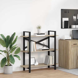 Étagère Chêne Sonoma 100 X 33,5 X 102 Cm Bois D'Ingénierie Vidaxl
