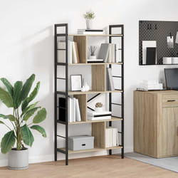 Étagère Chêne Sonoma 75 X 30 X 156 Cm Bois D'Ingénierie Vidaxl