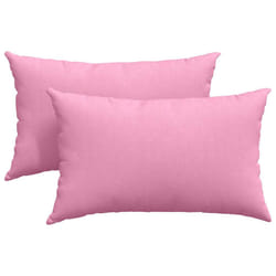 Coussins De Canapé 2 Pcs Rose 50 X 30 Cm Tissu Vidaxl
