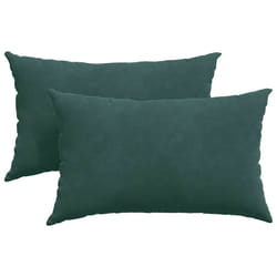 Coussins De Canapé 2 Pcs Vert Foncé 50 X 30 Cm Vidaxl