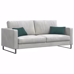 Coussins De Canapé 2 Pcs Vert Foncé 50 X 30 Cm Vidaxl - Vue supplémentaire 2