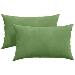 Coussins De Canapé 2 Pcs Vert Clair 50 X 30 Cm Vidaxl