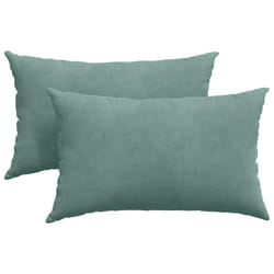 Coussins De Canapé 2 Pcs Vert Mer 50 X 30 Cm Vidaxl