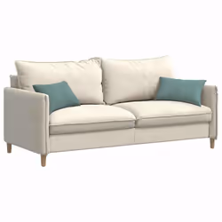 Coussins De Canapé 2 Pcs Vert Mer 50 X 30 Cm Vidaxl - Vue supplémentaire 2