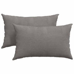 Coussins De Canapé 2 Pcs Gris Clair 50 X 30 Cm Vidaxl