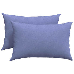 Coussins De Canapé 2 Pcs Bleu Denim 60 X 40 Cm Tissu Vidaxl