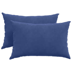 Coussins De Canapé 2 Pcs Bleu Police 60 X 40 Cm Vidaxl