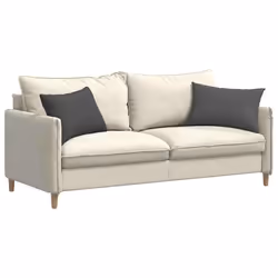 Coussins De Canapé 2 Pcs Gris Foncé 60 X 40 Cm Vidaxl - Vue supplémentaire 2