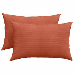 Coussins De Canapé 2 Pcs Rouge Orange 60 X 40 Cm Vidaxl