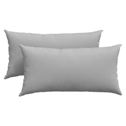Coussins De Canapé 2 Pcs Gris Nuage 80 X 40 Cm Tissu Vidaxl