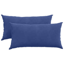 Coussins De Canapé 2 Pcs Bleu Police 80 X 40 Cm Vidaxl
