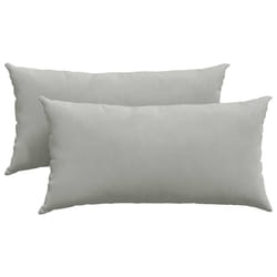 Coussins De Canapé 2 Pcs Gris Clair 80 X 40 Cm Tissu Vidaxl