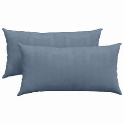 Coussins De Canapé 2 Pcs Bleu 80 X 40 Cm Vidaxl