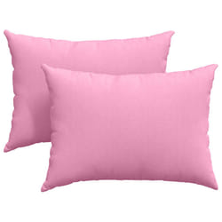 Coussins De Canapé 2 Pcs Rose 70 X 50 Cm Tissu Vidaxl