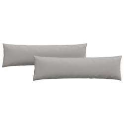 Coussins De Canapé 2 Pcs Gris Nuage 145 X 40 Cm Tissu Vidaxl