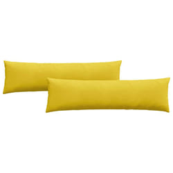 Coussins De Canapé 2 Pcs Jaune 145 X 40 Cm Vidaxl