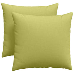 Coussins De Canapé 2 Pcs Vert Clair 45 X 45 Cm Tissu Vidaxl