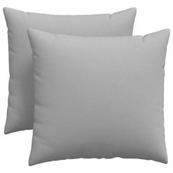 Coussins De Canapé 2 Pcs Gris Nuage 45 X 45 Cm Tissu Vidaxl