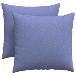 Coussins De Canapé 2 Pcs Bleu Denim 45 X 45 Cm Tissu Vidaxl