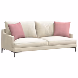 Coussins De Canapé 2 Pcs Rose 45 X 45 Cm Vidaxl - Vue supplémentaire 2
