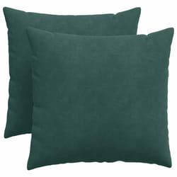 Coussins De Canapé 2 Pcs Vert Foncé 50 X 50 Cm Vidaxl