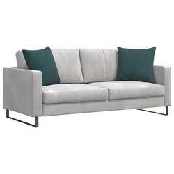 Coussins De Canapé 2 Pcs Vert Foncé 50 X 50 Cm Vidaxl - Vue supplémentaire 2
