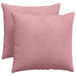 Coussins De Canapé 2 Pcs Rose 50 X 50 Cm Vidaxl