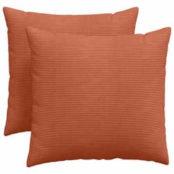 Coussins De Canapé 2 Pcs Rouge Orange 50 X 50 Cm Vidaxl