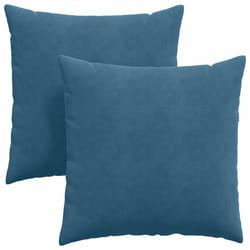 Coussins De Canapé 2 Pcs Bleu 60 X 60 Cm Vidaxl