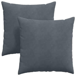 Coussins De Canapé 2 Pcs Gris Foncé 60 X 60 Cm Vidaxl